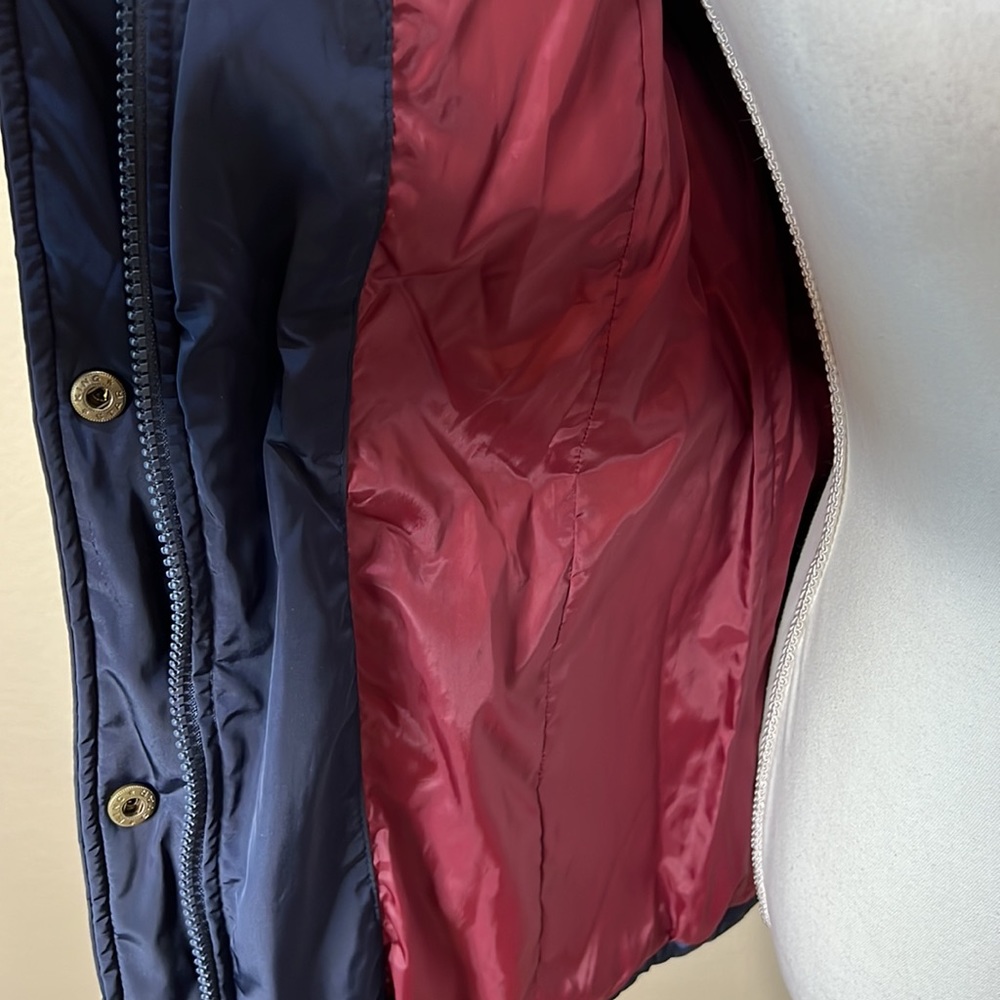 GAP Navy Quilted Coat - Picture 8 of 11